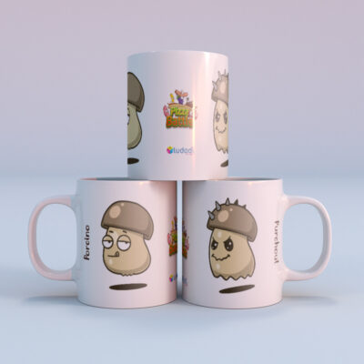 Realistic Three Sided Mug Mockup